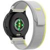 SumRioo 22 mm Cinturino per Garmin Venu 3/Venu 2/Vivoactive 4, Nylon Cinturino per Garmin Forerunner 265/Forerunner 255/255 Music, Bianco/Giallo