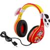 EKids Paw Patrol Marshall - Cuffie per bambini, con funzione di limitazione del volume integrata, per ascolto sicuro e adatto ai bambini, colore: rosso