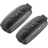 INTERPHONE UCOM2R - Doppio - Interfoni moto con Bluetooth 5.1, ideali per comunicazione a 2 fino a 300m, con audio HD con speaker da 40mm e autonomia di 30h.