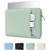 ProCase Custodia per 13 MacBook Neo/Air/Pro - Verde Salvia | Imbottita, tasca frontale. Ideale per professionisti, studenti, viaggi. Compatibile con 13 Lenovo/HP/Acer/Asus.