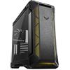 ASUS TUF GAMING GT501, Case Gaming EATX Grigio, Pannello in Vetro Temperato | Pannello Frontale in Metallo, 3 Ventole RGB Aura Sync da 120mm, Ventola Posteriore PWM da 140mm, Manici Ergonomici in Cotone