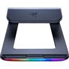 Razer Laptop Stand Chroma - Supporto per laptop con illuminazione RGB Chroma - Hub USB 3.0 con 3 porte (angolo di inclinazione di 18 gradi, alluminio e design ergonomico) Nero