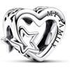 PANDORA Ciondolo in argento Sterling Moments a forma di cuore
