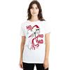 The Nightmare Before Christmas Disney The Nightmare Before Christmas Jack Santa Ladies T Shirt, White T-Shirt Donna (Pacco da 1)