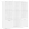 vidaXL Libreria Bianca 98x30x98 cm in Truciolato