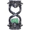Nemesis Now Harry Potter Lord Voldemort Clessidra con sabbia, 18,5 cm, resina, argento, merchandising ufficiale Harry Potter, collezione Voldemort, fuso nella migliore resina, sapientemente dipinto a