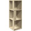 vidaXL Armadio Angolare Rovere Sonoma 33x33x100 cm in Truciolato