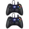 Dinosoo 3 m di ricambio per controller Xbox 360 cablato, controller PC con joystick aggiornato, doppio shock, jack audio da 2,5 mm, confezione da 2