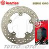 BREMBO DISCO FRENO ANTERIORE + PASTIGLIE BREMBO YAMAHA X-MAX 250 2005-2009 XMAX