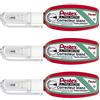 PENTEL Set di 3 correttori liquidi Pentex Pocket ZL103-WF ad alta precisione, 4,2 ml, colore: Bianco