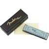Fender Blues Deluxe Armonica, accessorio per chitarra, chiave di Do, 10 fori, custodia in plastica rigida, blu (daphne blu)
