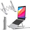 Roe Tenpo K-MART Supporto per laptop regolabile in altezza, in lega di alluminio, 6 marce, compatibile con MacBook Air, Pro, Dell tutti i laptop da 10 a 15,6 (aggiornamento argento)