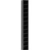 HOMCOM Mobile Libreria Porta CD a 12 Ripiani per 204 CD, in MDF e Truciolato, 21x20x175 cm, Nero | Aosom Italy
