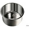 Motomarine Lavello Cilindrico Motomarine in Acciaio Inox Lucido - 420x455 mm