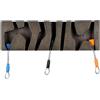 FujFuj Classic Dark Concrete - Rocker portachiavi da parete con dadi