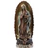 SUMMIT COLLECTION Statua in resina Madonna di Guadalupe Vergine Maria, colore bronzo