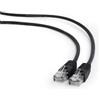 Gembird Cavo di rete Patch Gembird KAT.5E 1M nero [PP12-1M/BK]