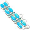 "Fatto a mano" Bracciale in argento sterling 925 con pietra preziosa opale di fuoco tripla, ...