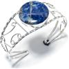 "Fatto a mano" Bracciale in argento sterling 925 fatto a mano con pietre preziose di...