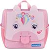 Mitama Zaino Pully Unicorn, Bambini e Bambine, Zainetto Asilo 4L Leggero e Compatto, con Tasche Laterali, Effetto Cambia Espressione, lilla