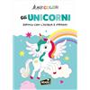 HEADU - Magic Color Gli Unicorni -Dipingi con l'Acqua e Impara | Albo Magico da Colorare con Acqua, Libro Educativo 3-6 Anni, 24 Pagine da Colorare per Scoprire gli Unicorni, Dipingi e Scopri la Magia