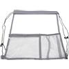 Tnfeeon Zaino Drawstring Trasparente, Borsa EVA Approvata Stadio | Tasca frontale in rete ad accesso rapido, spallacci imbottiti leggeri, guscio resistente all\'acqua, uso in palestra o in