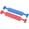Jiawu Segnapunti per Calcio Balilla, Rosso e Blu 2 Pezzi, per Gioco da | Indicatore del punteggio del calcio balilla in plastica, punteggio 1-10, per tavoli da biliardino