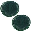Generic Rete da pesca pieghevole circolare estraibile da 2 pezzi Gabbia galleggiante per gamberetti in rete di nylon ad alta resistenza da 80 cm