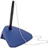 Maul Portapenne da banco Modern blu con sfera a catena | sempre a portata di mano, tratto nero nitido, supporto stabile, refill sostituibile, ideale per reception e ufficio