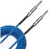 D'Addario Cavo a spirale strumenti, blu, 9 m