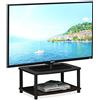 Furinno 13191DWN Mobile Porta TV, Nero (Dark Walnut)