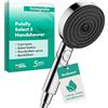 hansgrohe Pulsify Select S - Doccetta per doccia a risparmio idrico 9 l/min (EcoSmart), Doccino con 3 getti (incl. PowerRain), Soffione doccia rotondo (⌀ 105 mm), funzione anticalcare, cromo, 24111000