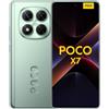 Poco Xiaomi Poco X7 Smartphone 12+512GB, 45 W Turbo Ricarica, 1,5K 120Hz AMOLED CrystalRes Schermo Curvo, Fotocamera Principale Da 50 MP Con OIS Antipolvere, IP68, Batteria Grande 5110mAh - Verde