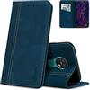 AKABEILA Cover per Nokia 7.2 / Nokia 6.2 Pelle Custodia per Nokia 7.2 / Nokia 6.2 Cover Flip Portafoglio Magnetica Stand Covers Frosted Porta Telefono Blu