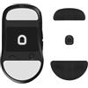 kwmobile Set Piedini di Ricambio per Mouse Compatibile con ENDGAME GEAR XM2we - Gommini nero - per Maggiore Controllo e Scorrevolezza