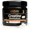 Crown Sport Nutrition Creatine Monohydrate Supplemento di Creatina Monoidrato per aumentare massa muscolare, Polvere flavor Neutro - 300 gr