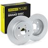 RIDEX PLUS 82B0323P 2x Disco freno Posteriore senza viti/bulloni Compatibilità con TOYOTA RAV 4 III ACA3, ACE, ALA3, GSA3, ZSA3