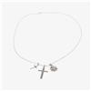 TwoJeys Collana TwoJeys Multi Cross Necklace Silver