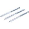 BGS 3078-8-N | Spazzola in nylon | 8 mm | 6,3 mm (1/4) | 3 pz.