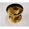 SECUREMME Maniglia per porta Pomolo modello ROMA 5020KOL SECUREMME, Ottone Lucido, Oro, 65 mm (diametro pomolo) x 8 mm (Quadro), Made in Italy