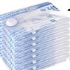 MEIQIHOME Set da 8 Sacchetti Sottovuoto Large per Vestiti, Sacchetti Riutilizzabili per Casa e Viaggio, Salvaspazio
