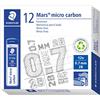 Staedtler 250 07-2B Mina Sottile Micro, 0.7 mm 2B | Mine sottili, resistenti e anti-rottura - sensazione di scrittura morbida, in confezione - Codice articolo 250 07-2B