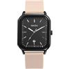 JewelryWe Orologio Analogico al Polso Quadrato: Orologio al Quarzo da Uomo Donna Cinturino in Silicone con Calendario Idee Regalo