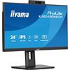 Iiyama Prolite Xub2490hsuH-B2 24 Full Hd IpS-Monitor Webcam UsB-Hub Schwarz
