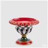 EDG Enzo De Gasperi Vaso Natale Scacchi Coppa H 26 Cm D 33 Cm Bianco Nero