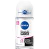 Beiersdorf NIVEA Black & White Invisible Clear Deo Roll-On, antitraspirante con formula anti-macchia e senza alcool etilico, deodorante per 72 ore di protezione (50 ml)