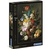 Clementoni - 31415 - Museum Collection Puzzle - Van Dael, Vaso di Fiori - 1000 Pezzi