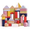 Le Toy Van Gioco educativo mattoncini in legno, per bambini a partire da 1 anno, per costruzioni, mattoncini impilabili, ecologico, 60 pezzi, bordi lisci, con ponti e cilindri, Petilou