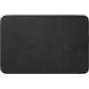 Besttoolifes Tappetino da bagno in pietra di diatomite, antiscivolo, ad asciugatura rapida, assorbente, 60 x 40 cm, per cucina, lavanderia, corridoio, (nero)