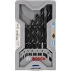 Bosch 7x Set di punte elicoidali per legno PRO Wood